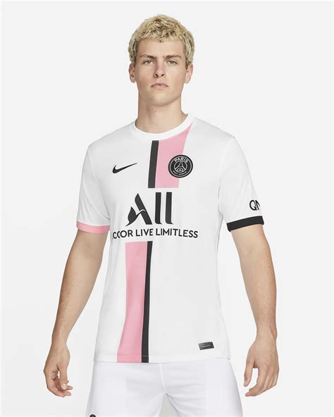 youth nike white paris saint-germain 2021/22 away replica kit|Paris Saint.